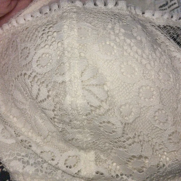 AERIE REAL POWER WIRELESS PUSH UP JOY LACE BRA 34C NWT - Picture 8 of 8